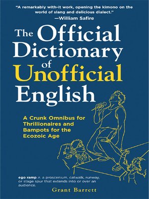 cover image of The Official Dictionary of Unofficial English
